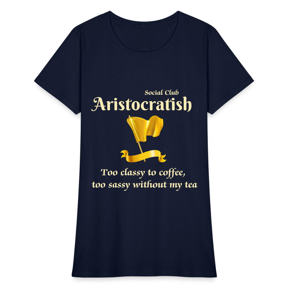 Aristocratish Social Club: Too Classy to Coffee - navy